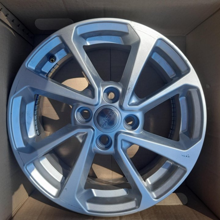 Диск Литой R15 6J 4X100/54.1 Et48 Кик Kc861 Silver