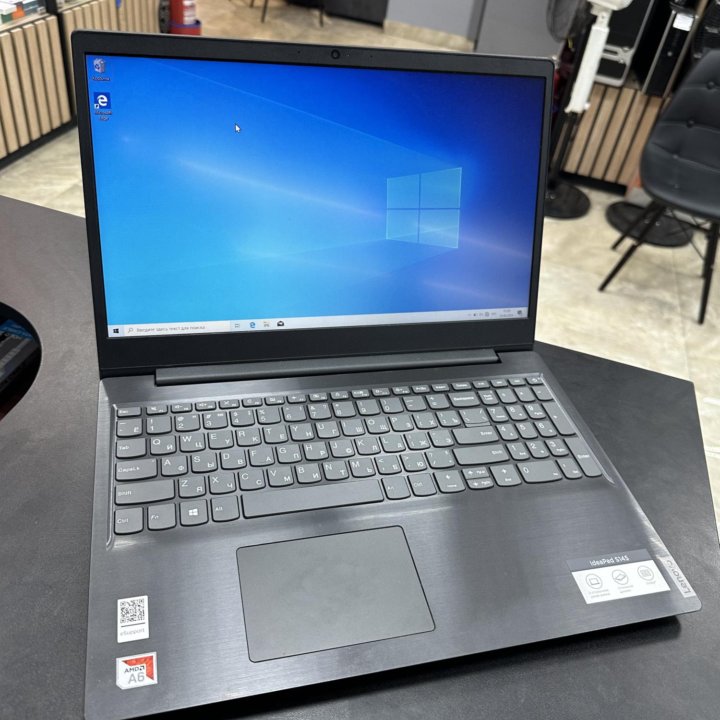 Шустрый Lenovo S145 AMD A6/4/256SSD/1gb/FHD/15.6