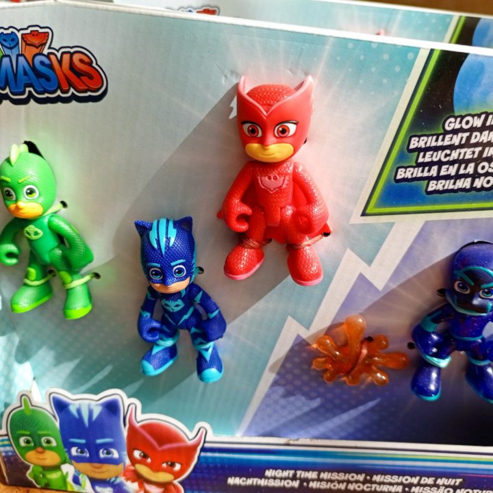 Новый набор PJ masks Герои в масках 4шт.Оригинал