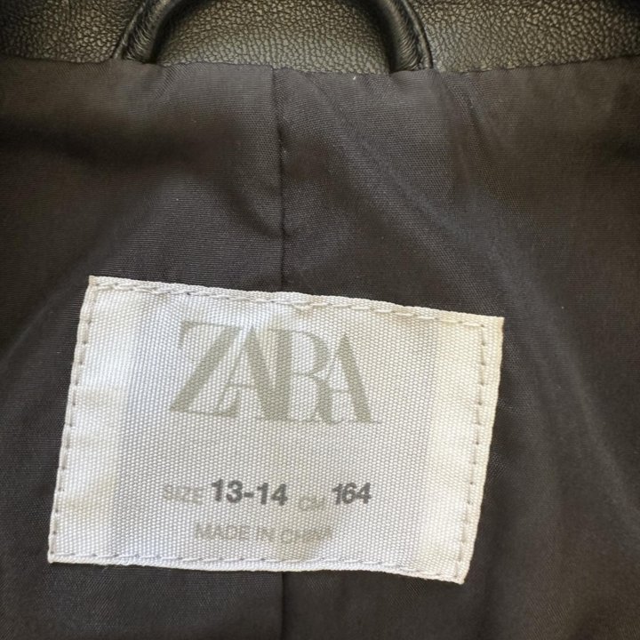 Куртка жакет кожаная Zara