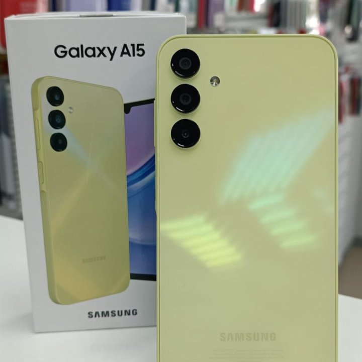 Смартфон Samsung Galaxy A15 6/128GB Yellow