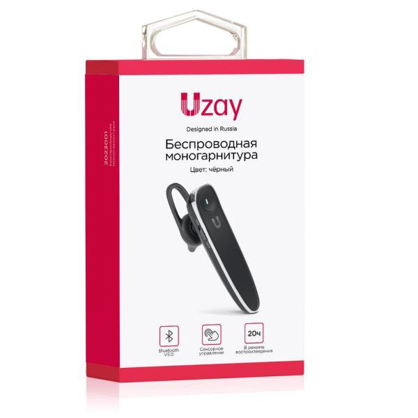 Беспроводная моногарнитура Uzay Mono (2023001) Black