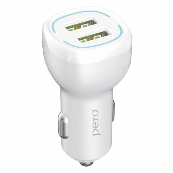 АЗУ PERO AC04 2USB 2.4A White