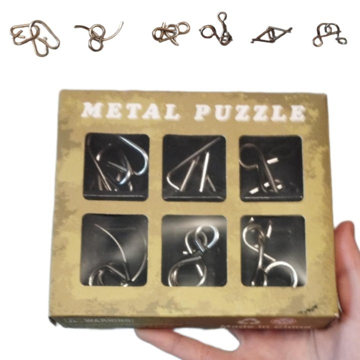 Головоломка 6 metal puzzle