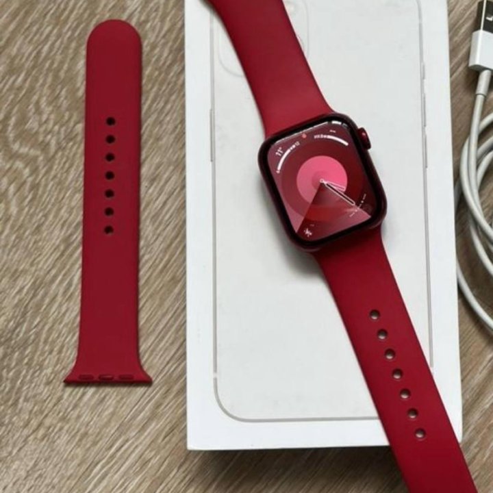 Apple Watch 7 45 mm Red Магазин, Рассрочка