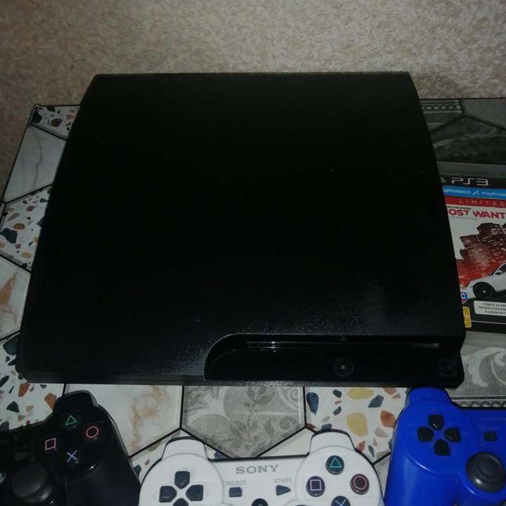 Ps3 +в подарок джойстики и диски (дом одежды/учите