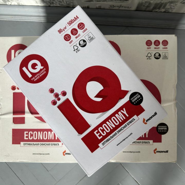 Бумага IQ economy А4 для принтера белая