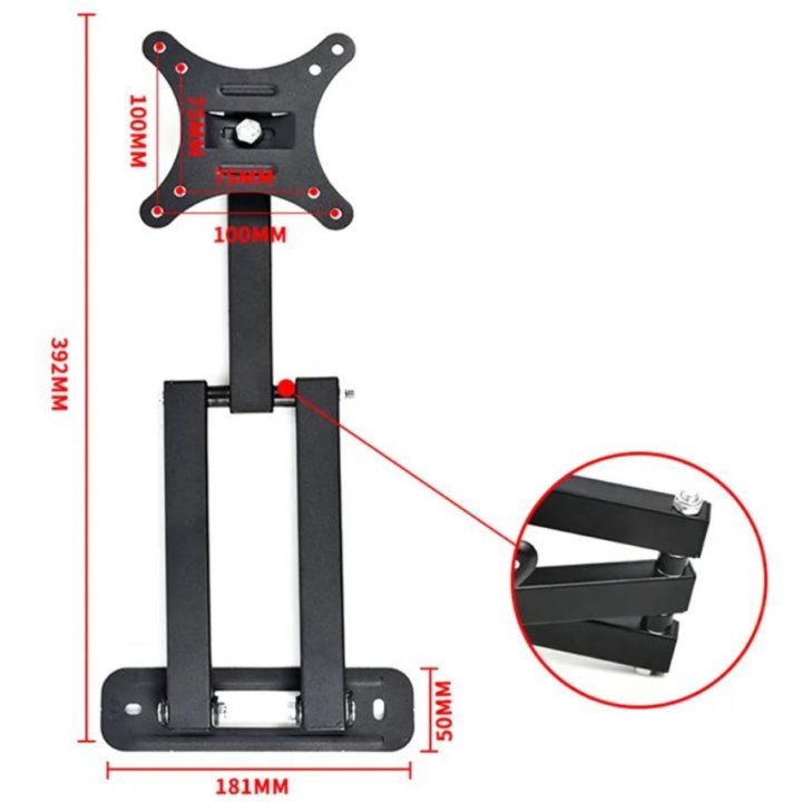 Кронштейн для телевизора 10-26 дюймов