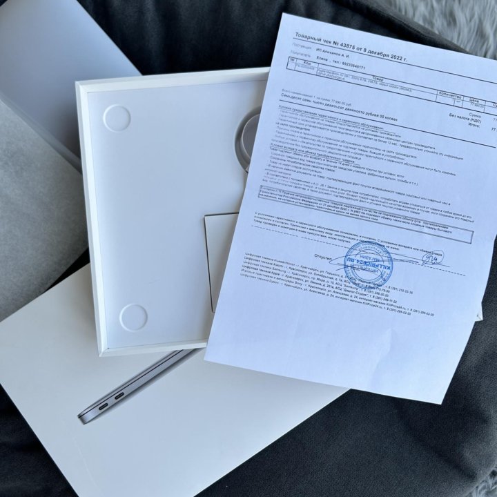 MacBook Air 13” M1 (2020) 256ГБ серый космос