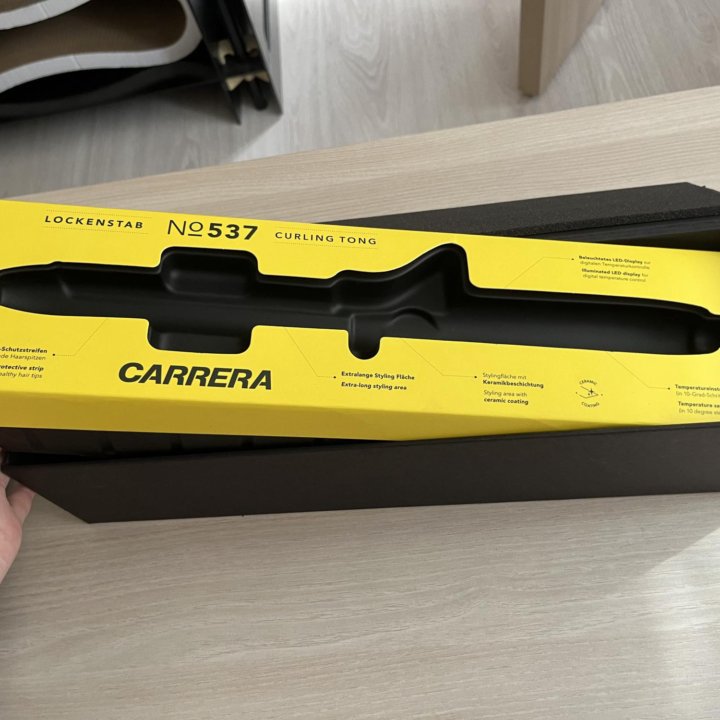 Электрощипцы для завивки carrera