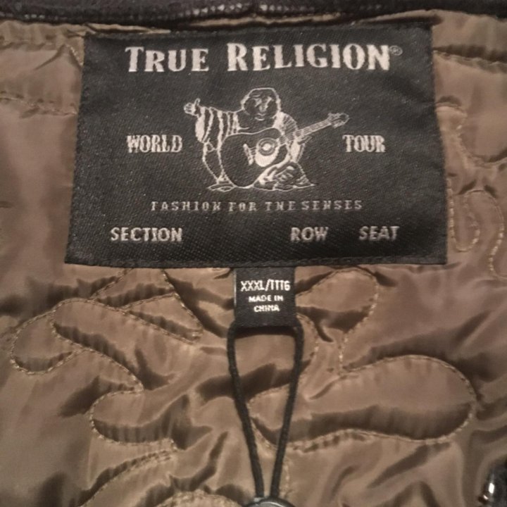 Бомбер True Religion 3XL из США осень зима