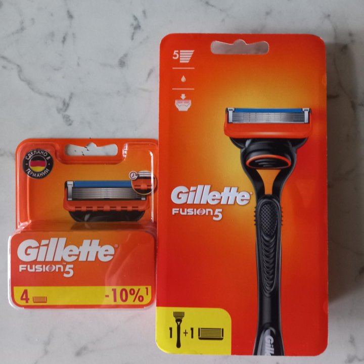 Станок для бритья Gillette fusion 5 и кассеты