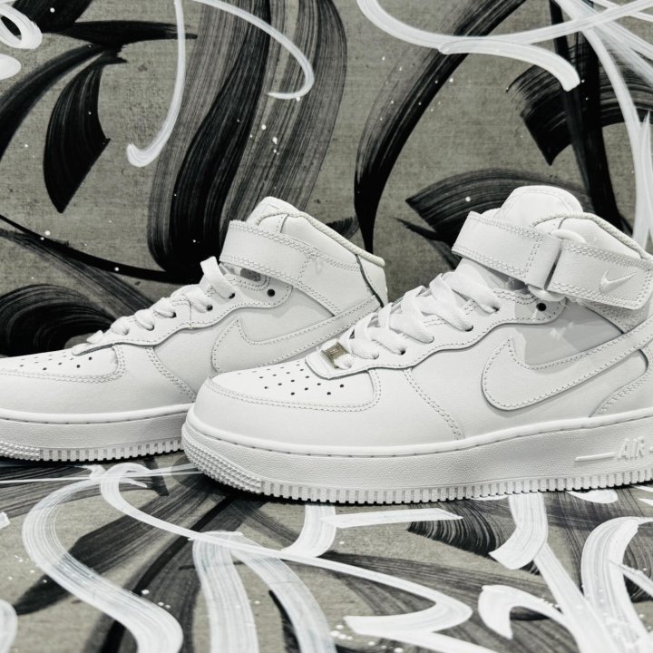 Кроссовки Nike Air Force Mid White