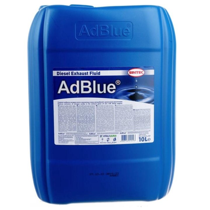 Мочевина AdBlue водный раствор Sintec 10 литров