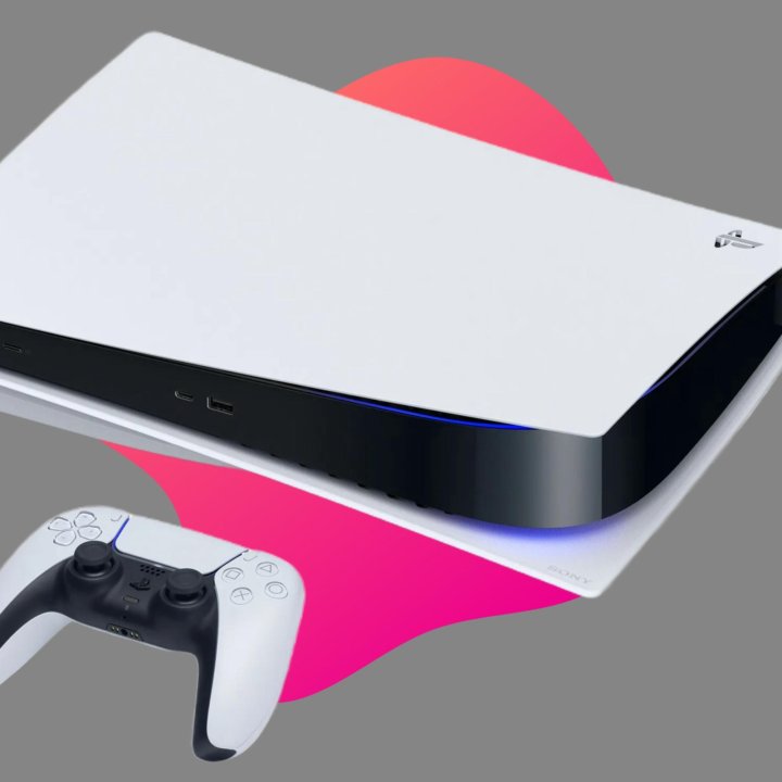 PlayStation 5, Дисковод, 825 Гб, Гарантия + Игры