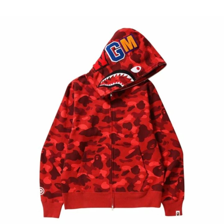 Зип худи Bape Shark