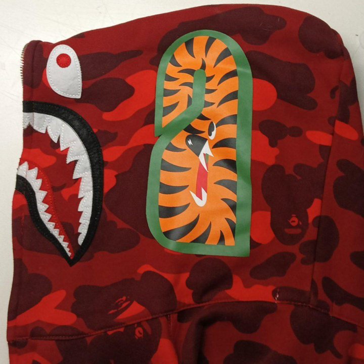 Зип худи Bape Shark