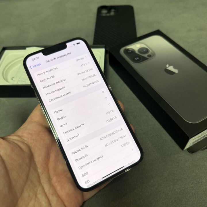 Продам iPhone 13 Pro 128Gb Black РСТ