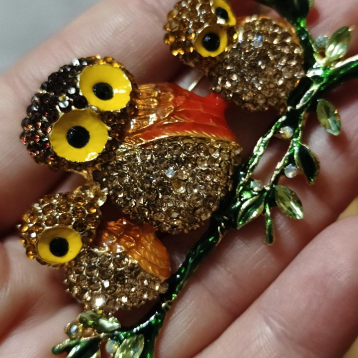 Красивая брошь