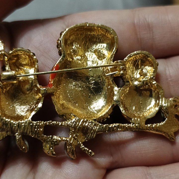 Красивая брошь