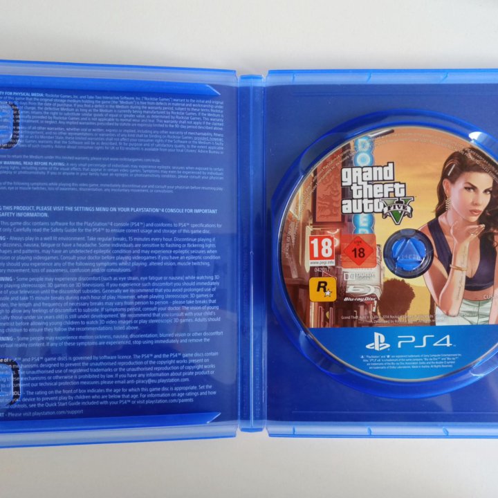 Диск GTA V На PlayStation 4