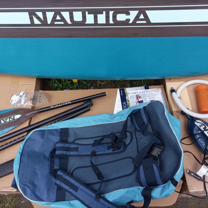 Сапборд nautica 2 с электро насосом