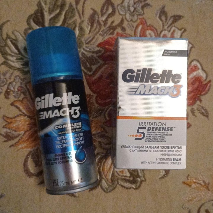 Набор для бритья Gillette Mach3