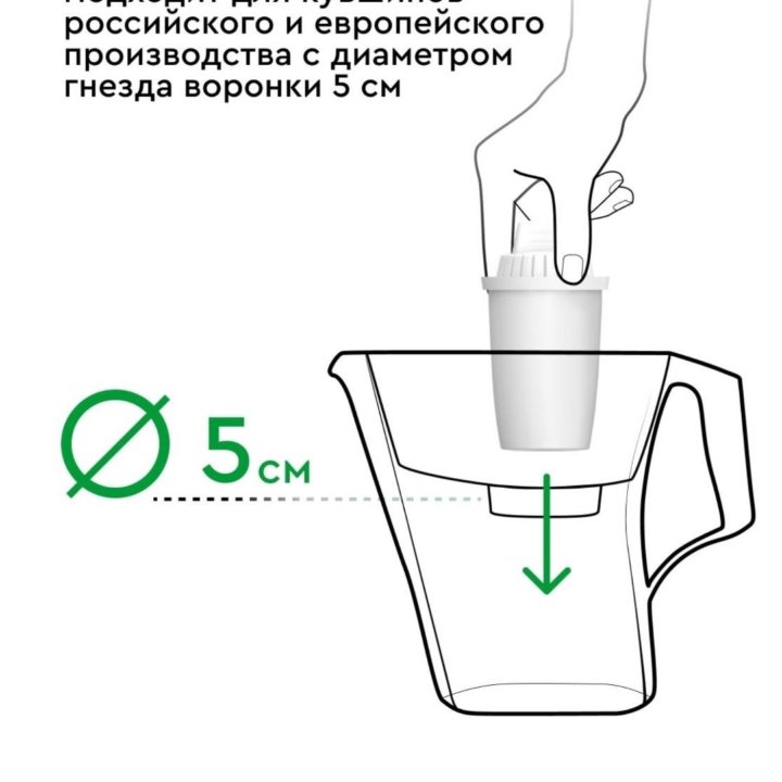 Фильтр сменный картридж для кувшина
