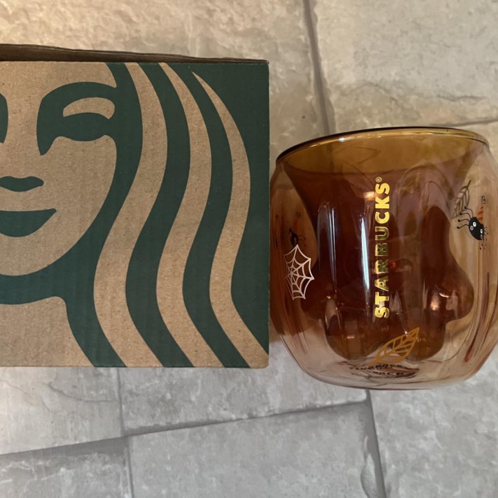 Кружка стакан Starbucks лапка