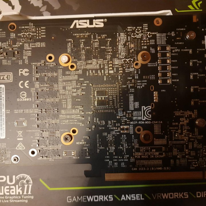 Видеокарта Asus DUAL gtx 1070