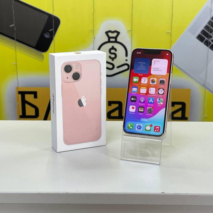 iPhone 13 mini 128gb розовый