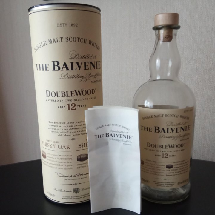 Бутылка виски Balvenie Doublewood 12 тубус 0,7 л.