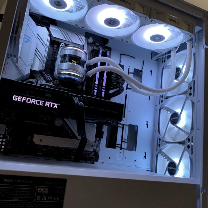 Белый ПК, Midi-tower, Ryzen 7 5700X, RTX 3060