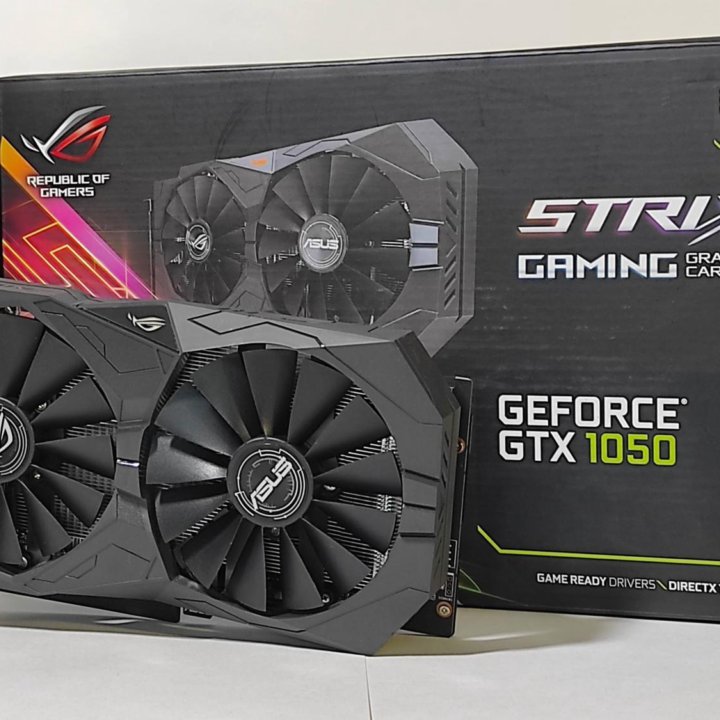 Видеокарта PCI-E Asus GeForce GTX 1050 strix OC