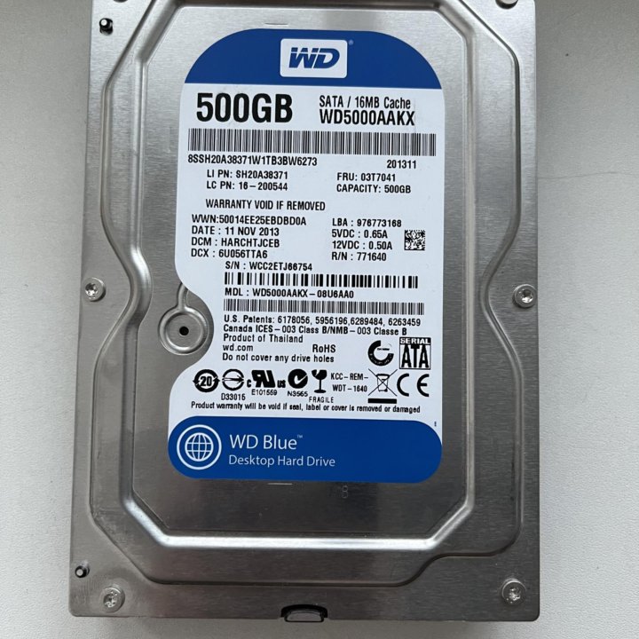 Жесткий диск WD 500 GB