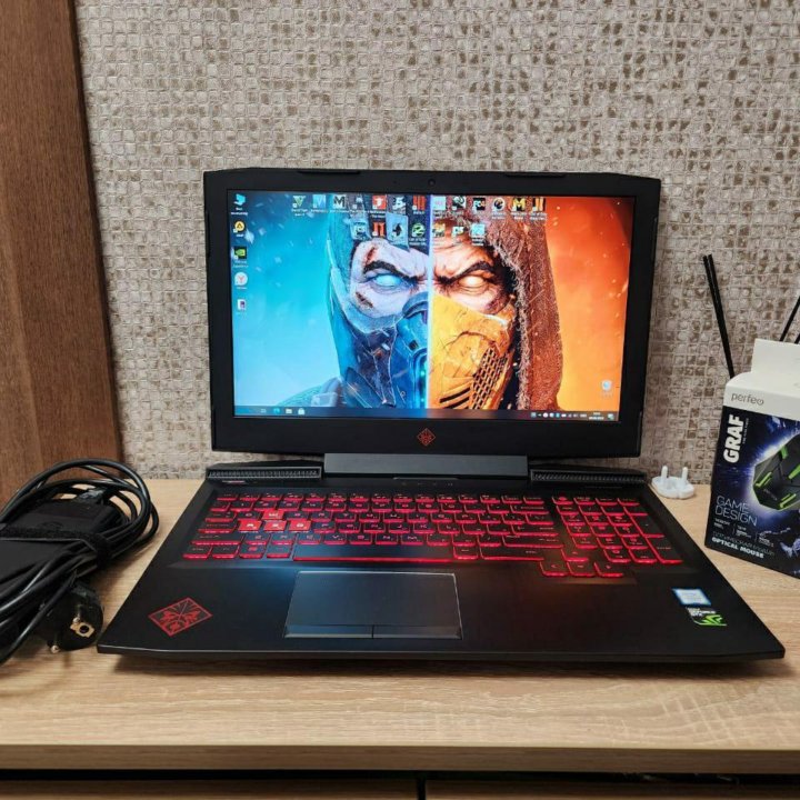 Мощный Ноутбук HP OMEN I5,GTX 1050Ti 4Gb,ОЗУ16,SSD