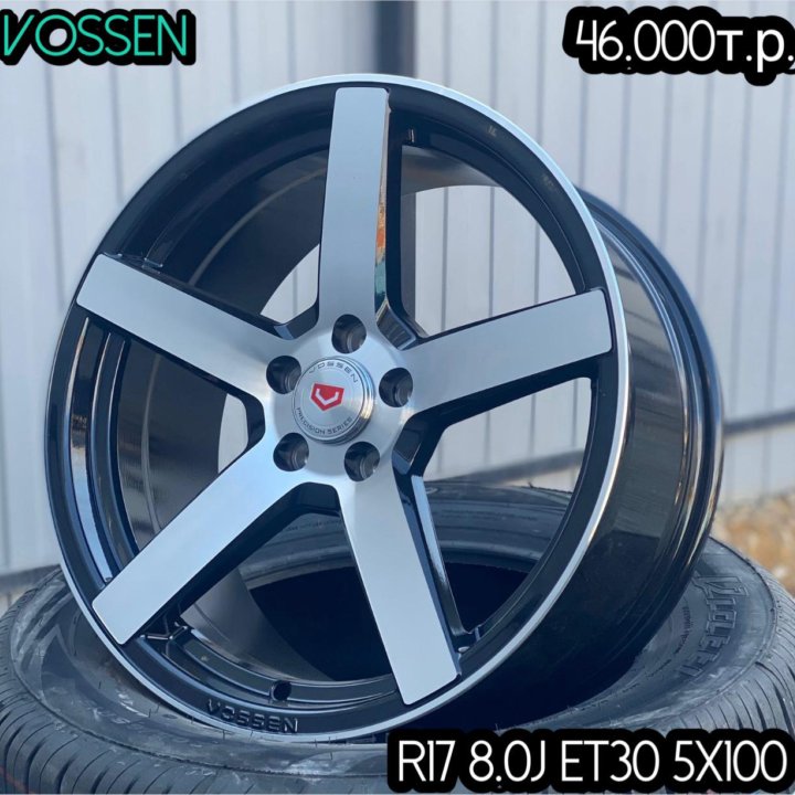 R17 8.0j ET30 5x100 новые