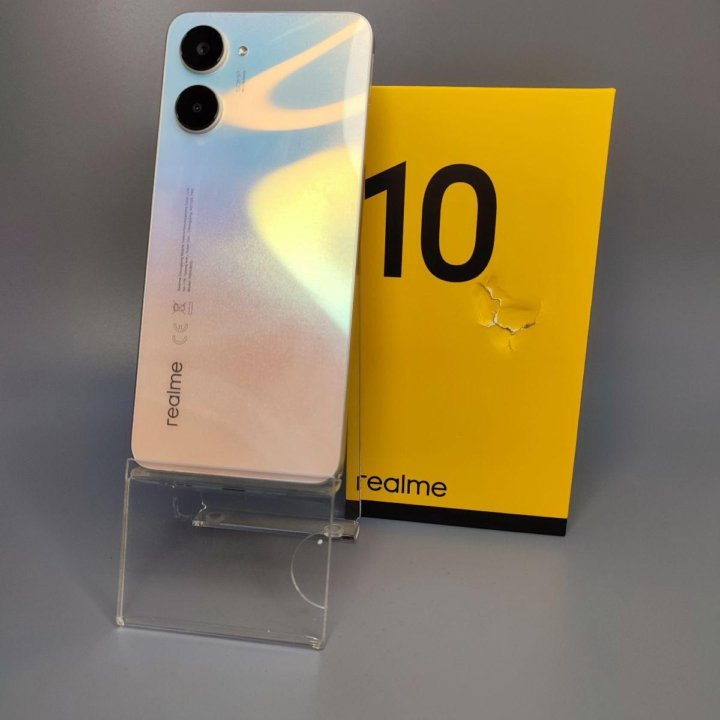 Телефон Realme 10 4/128 белый Б/У