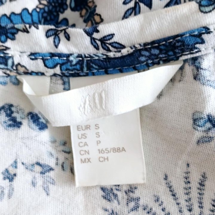 Хлопковая футболка  H&M