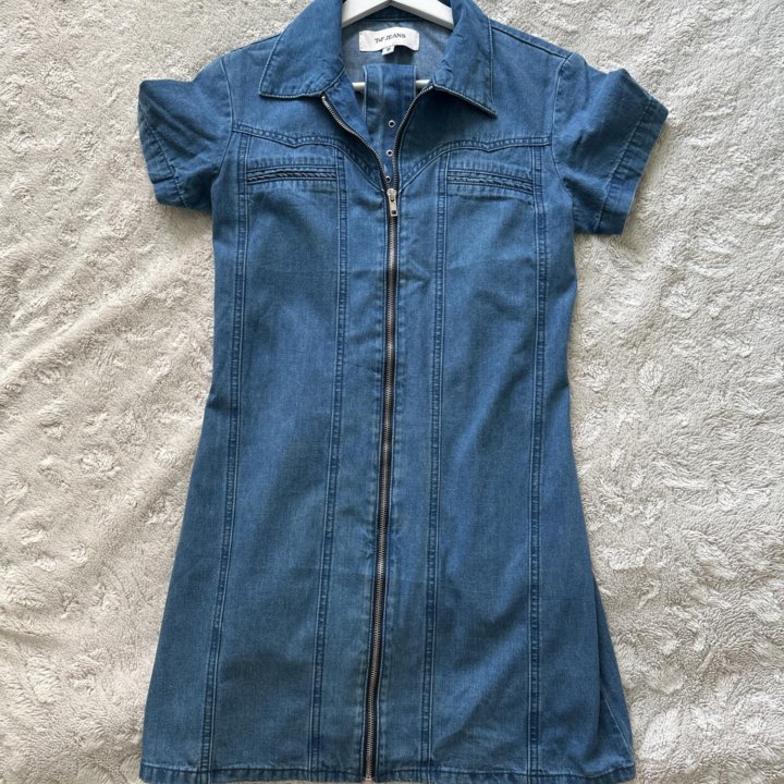 Джинсовое платье