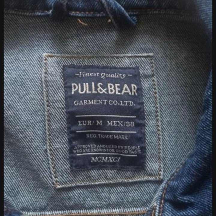 Куртка мужская джинсовая Pull&Bear