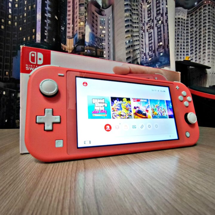 Nintendo Switch Lite | 256GB | 32 игры | НОВАЯ