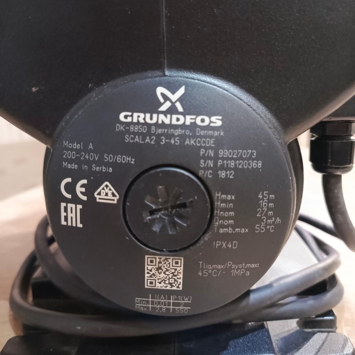 Насосная станция Grundfos Scala2 3-45