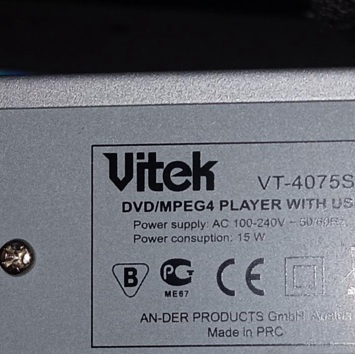 DVD плеер vitek VT-4075SR,караоке,USB.10 дисков