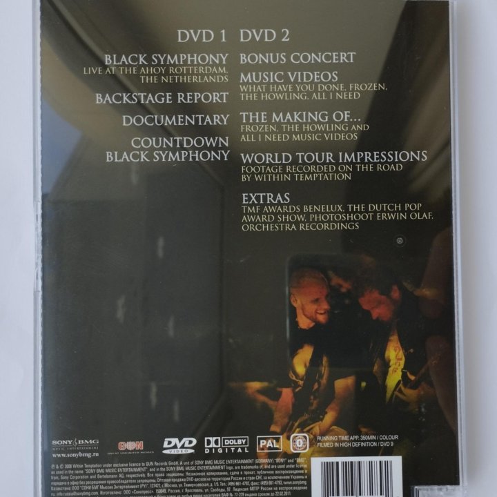 Within Temptation.DVD с концертами и видео клипами