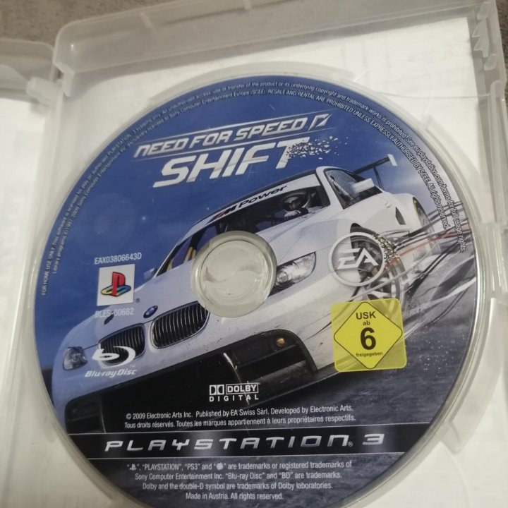 Диск PS3 Shift