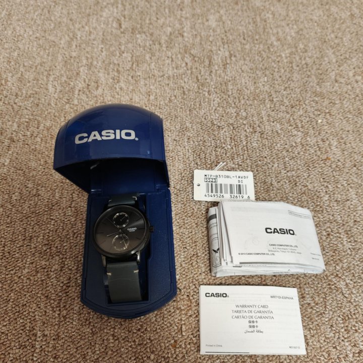 Наручные часы CASIO MTP-B310BL-1AVEF, серые