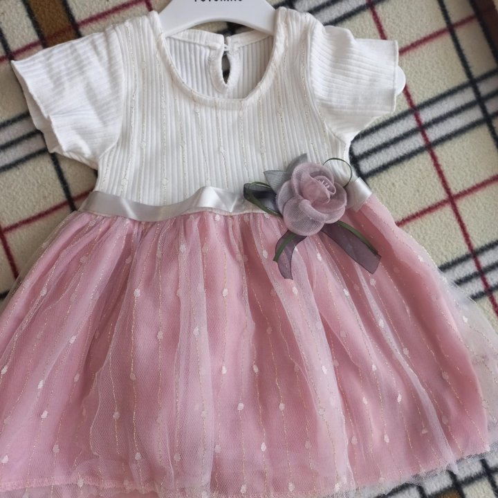 Платье для девочки 74-80