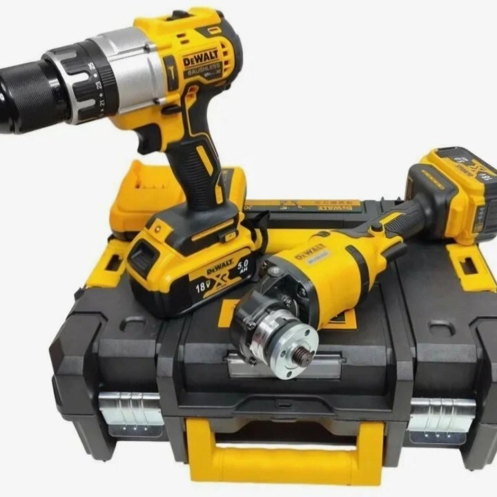 Набор аккумуляторных инструментов DeWalt 2в1