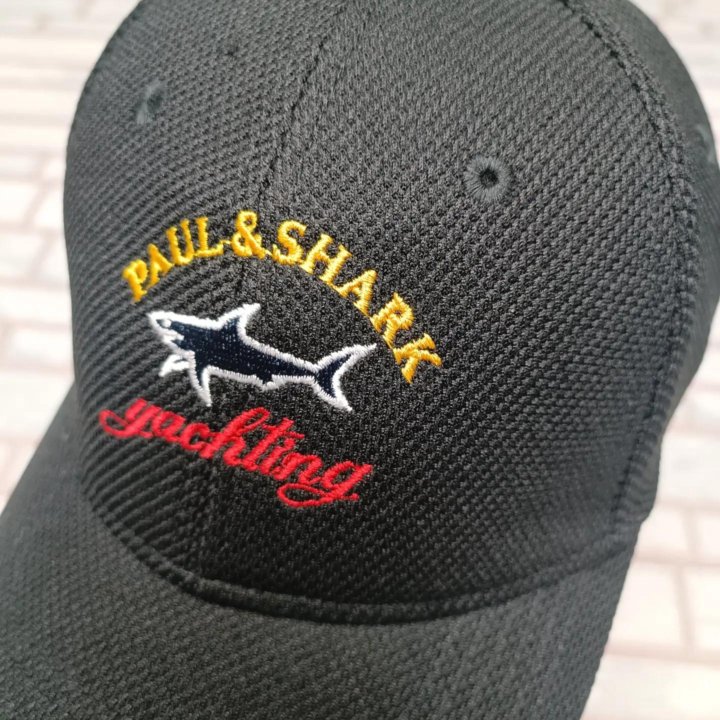 Бейсболка чёрная Paul shark стрейч сетка